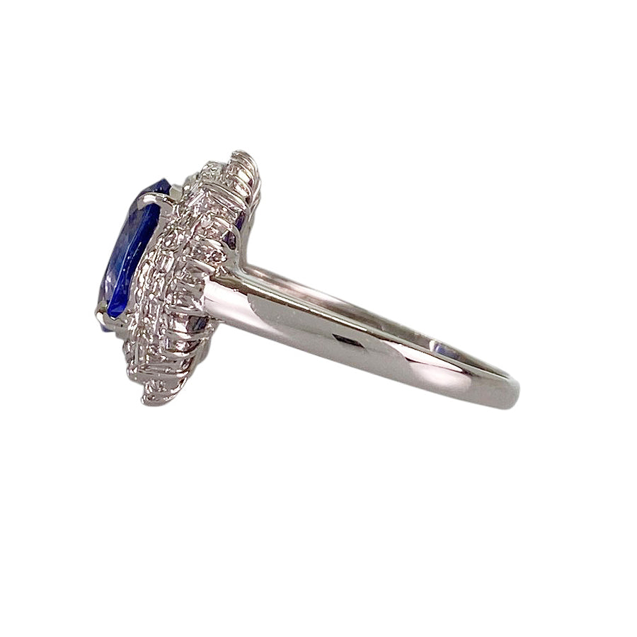 Ring Platinum Sapphire
