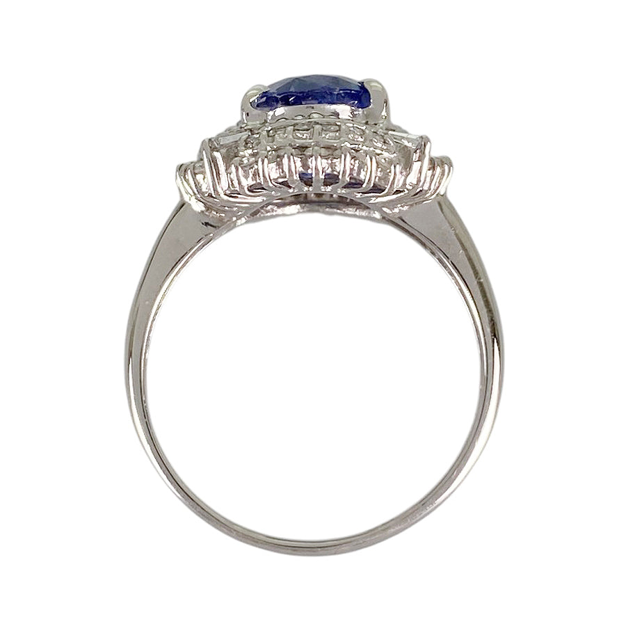 Ring Platinum Sapphire