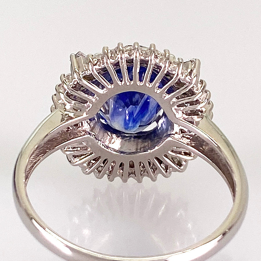 Ring Platinum Sapphire