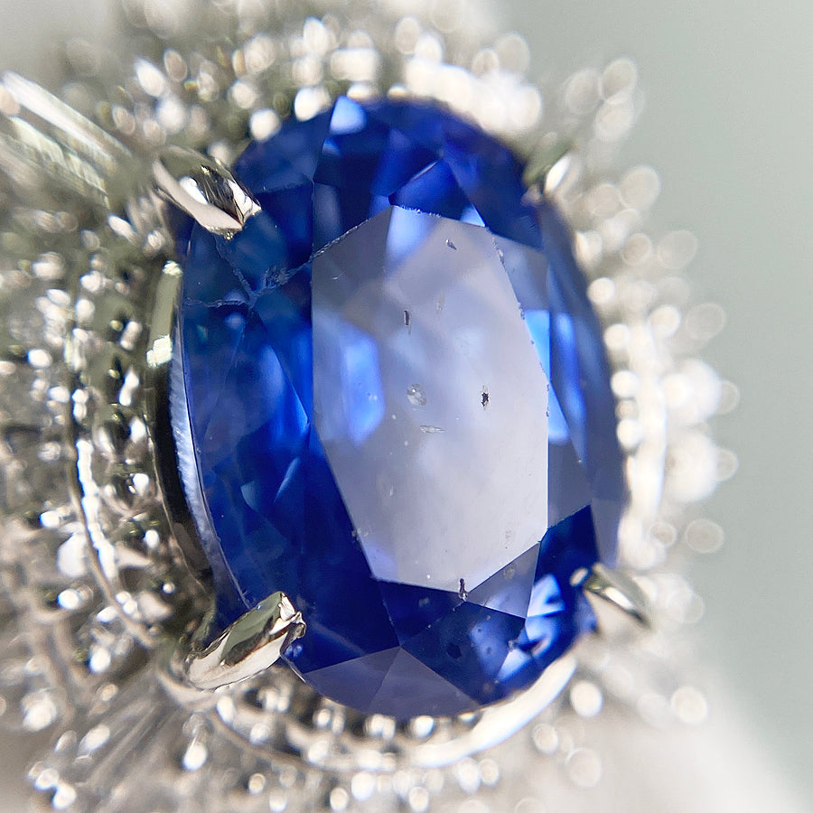 Ring Platinum Sapphire
