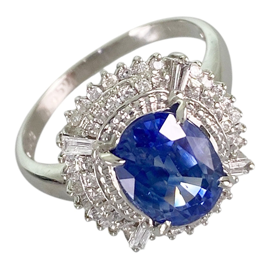 Ring Platinum Sapphire