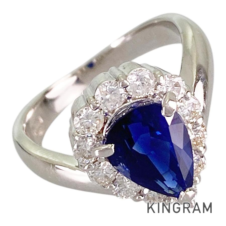 Ring Platinum Sapphire