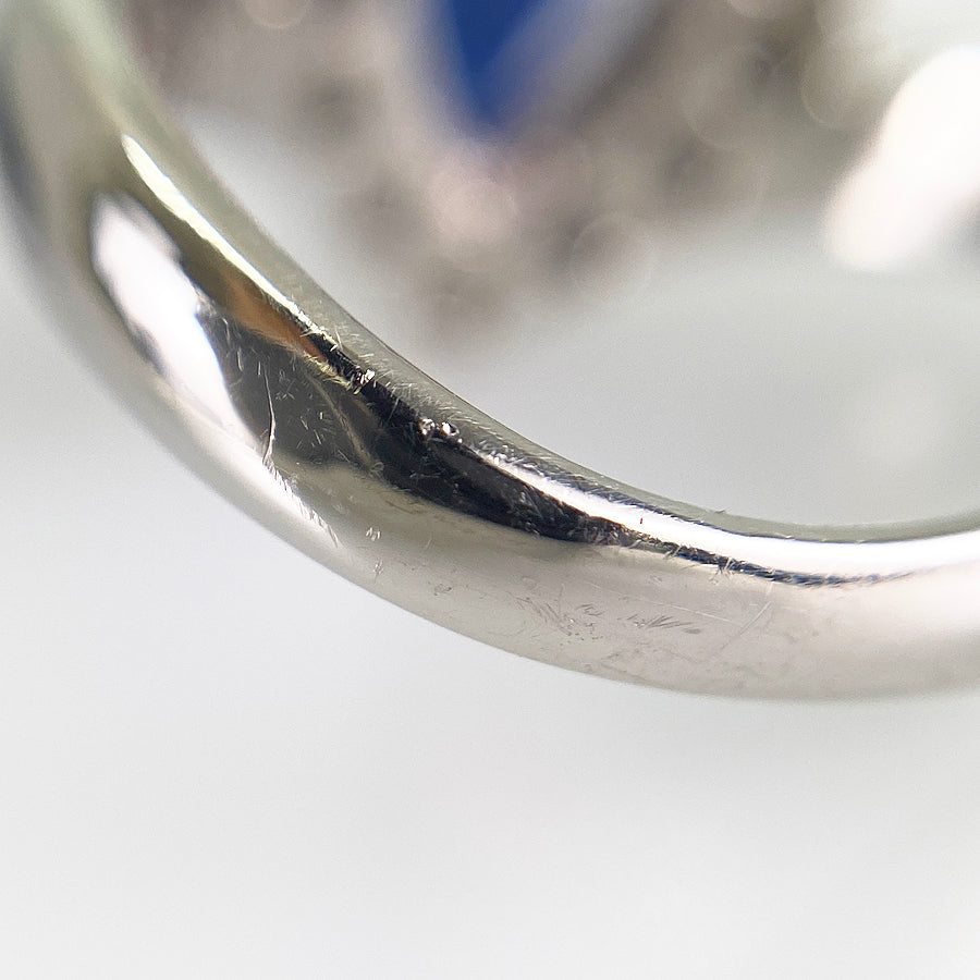 Ring Platinum Sapphire