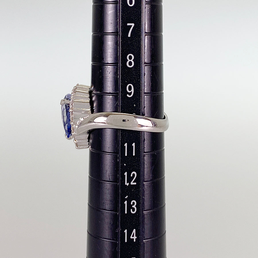 Ring Platinum Sapphire