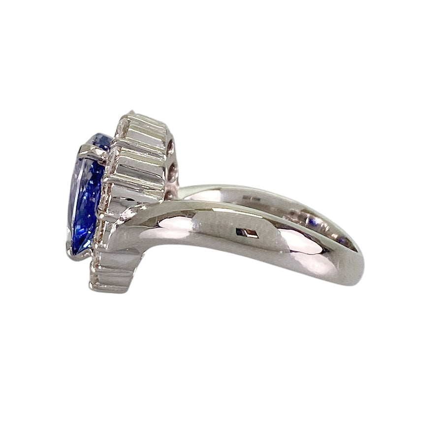 Ring Platinum Sapphire