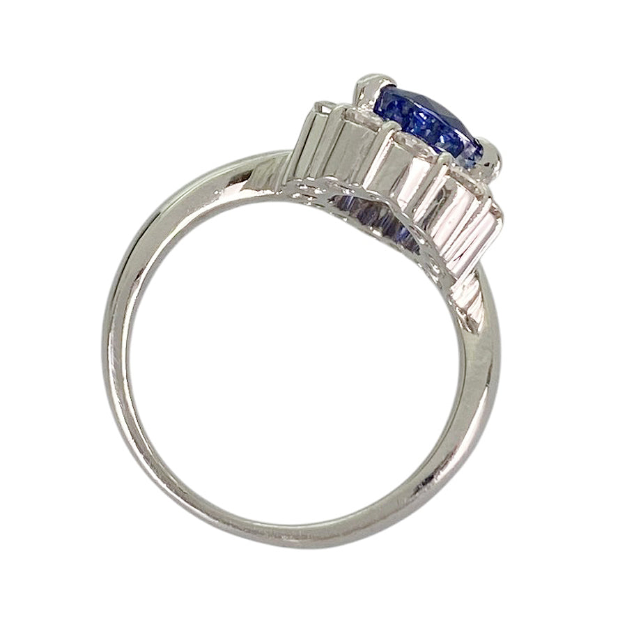 Ring Platinum Sapphire