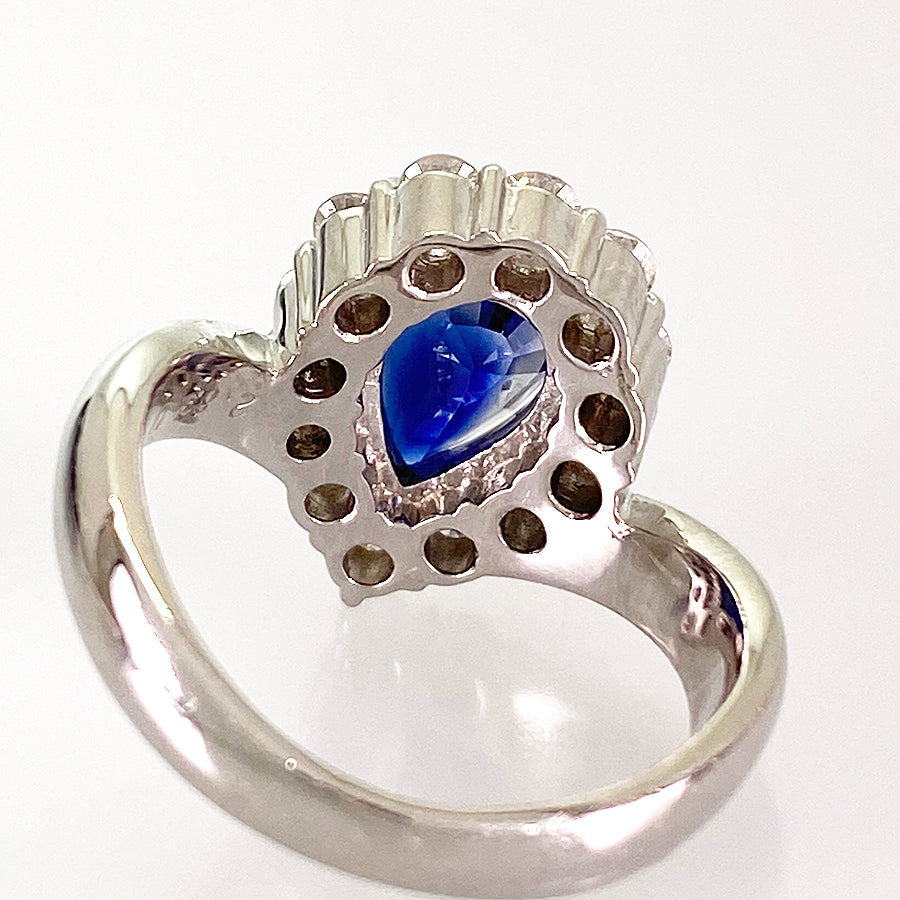 Ring Platinum Sapphire