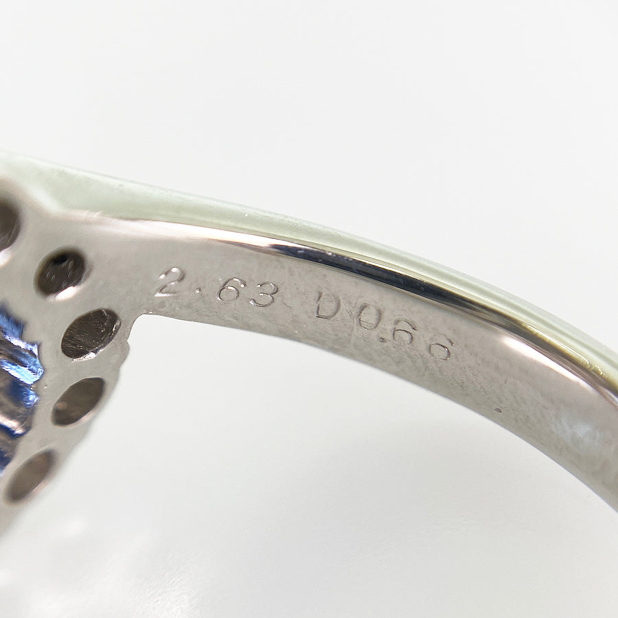 Ring Platinum Sapphire