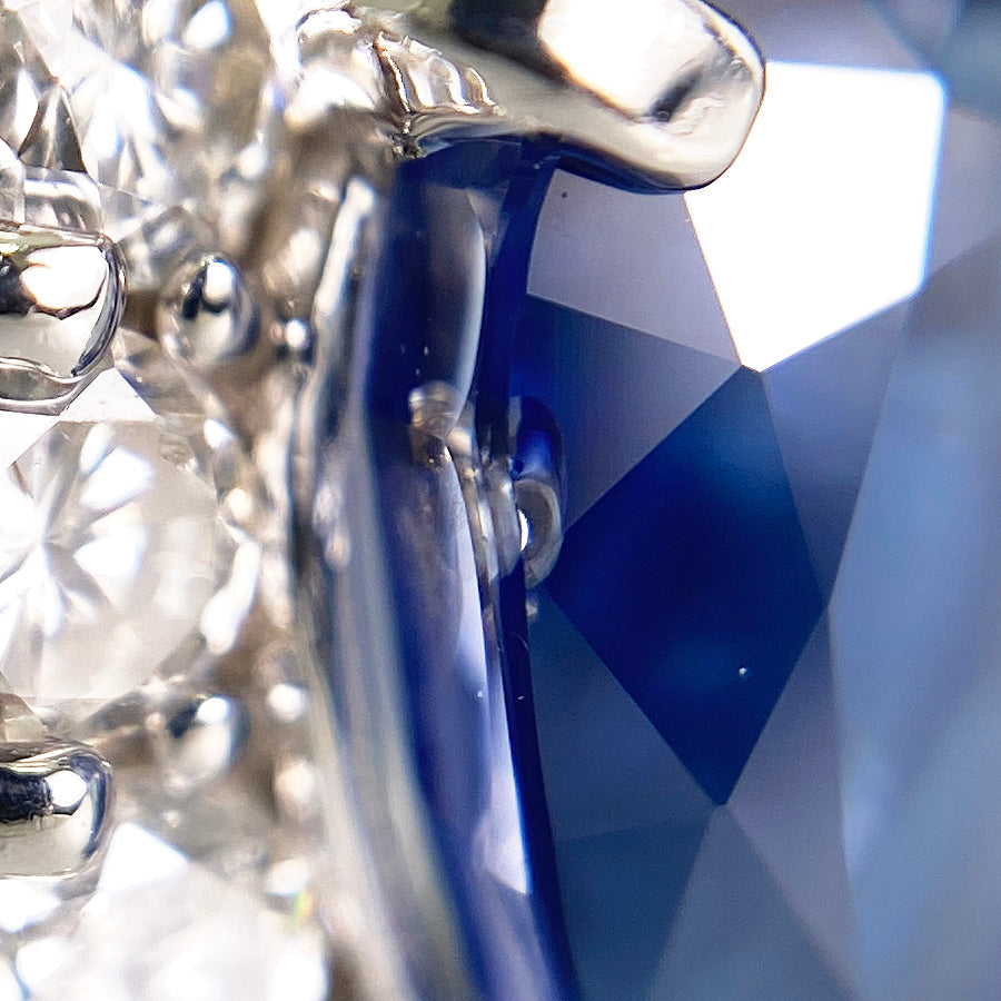 Ring Platinum Sapphire