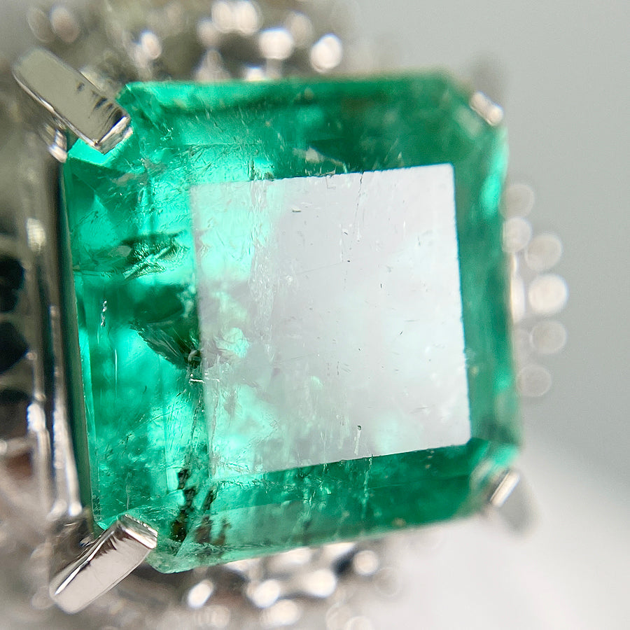 Ring Platinum Emerald