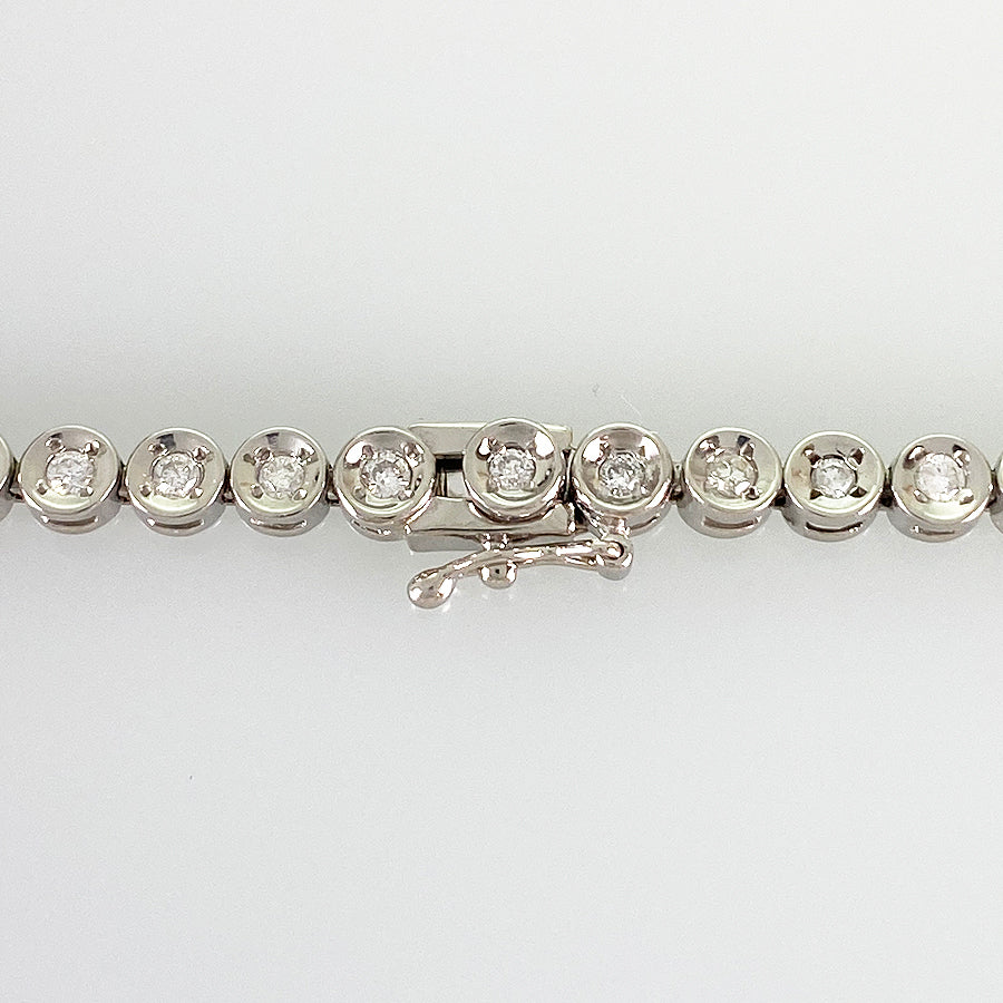 Tennis necklace Platinum Diamond