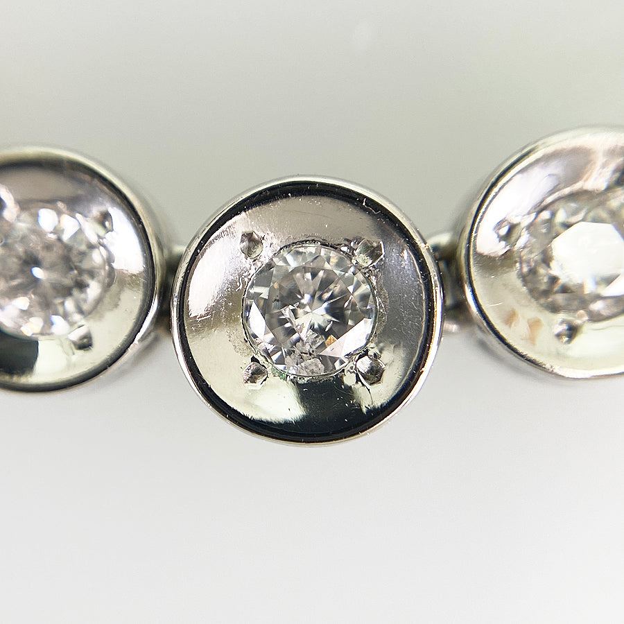 Tennis necklace Platinum Diamond