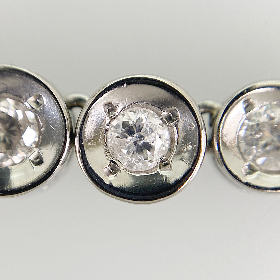 Tennis necklace Platinum Diamond