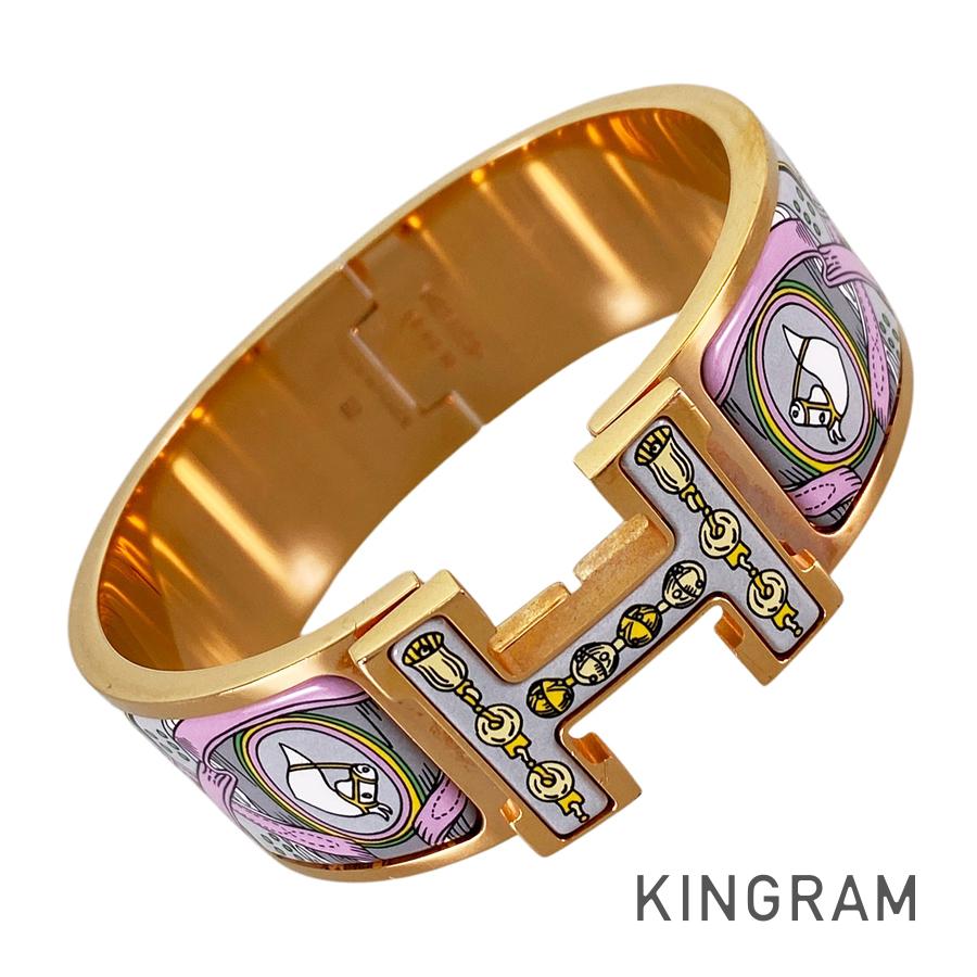 HERMES Click crack H Bangle