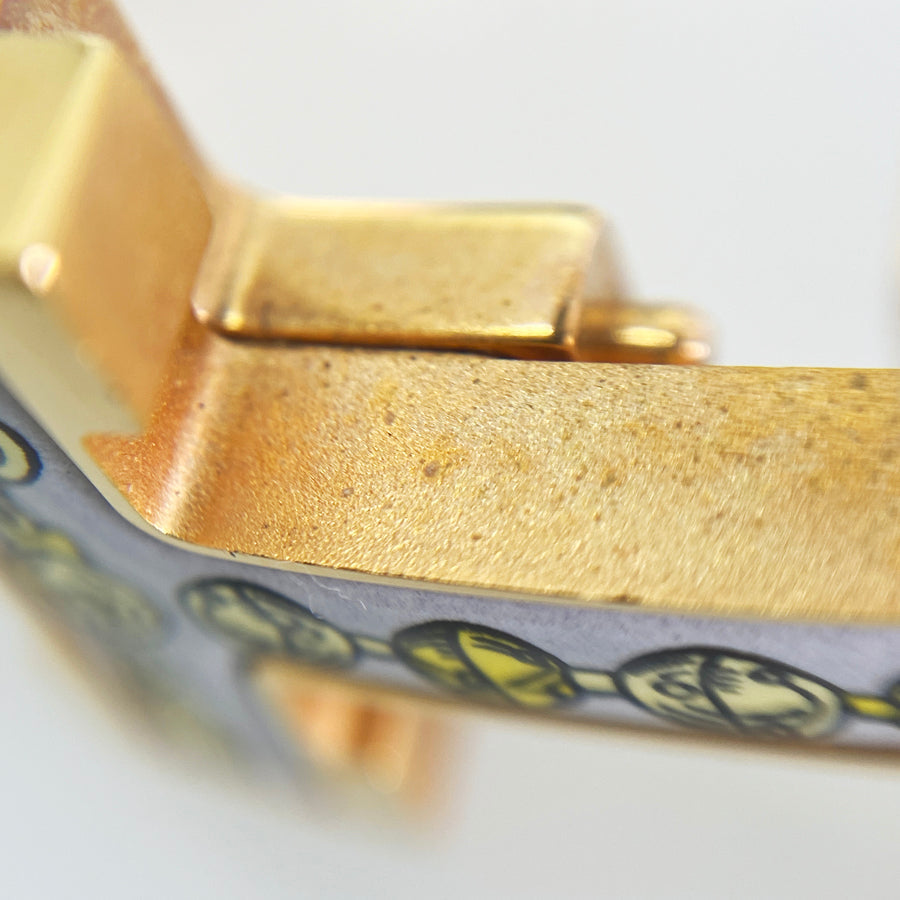 HERMES Click crack H Bangle