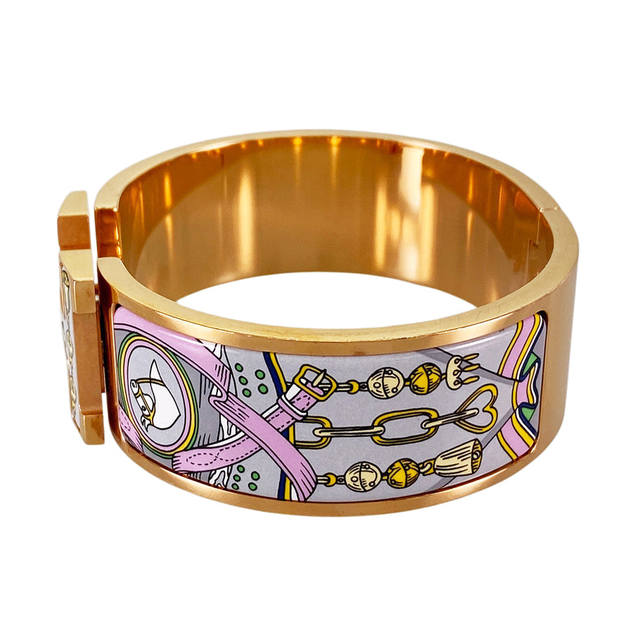 HERMES Click crack H Bangle