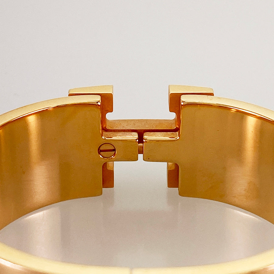 HERMES Click crack H Bangle