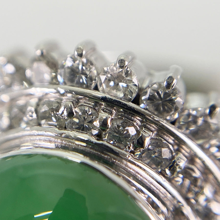 Ring Platinum Jadeite