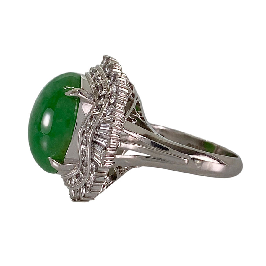 Ring Platinum Jadeite