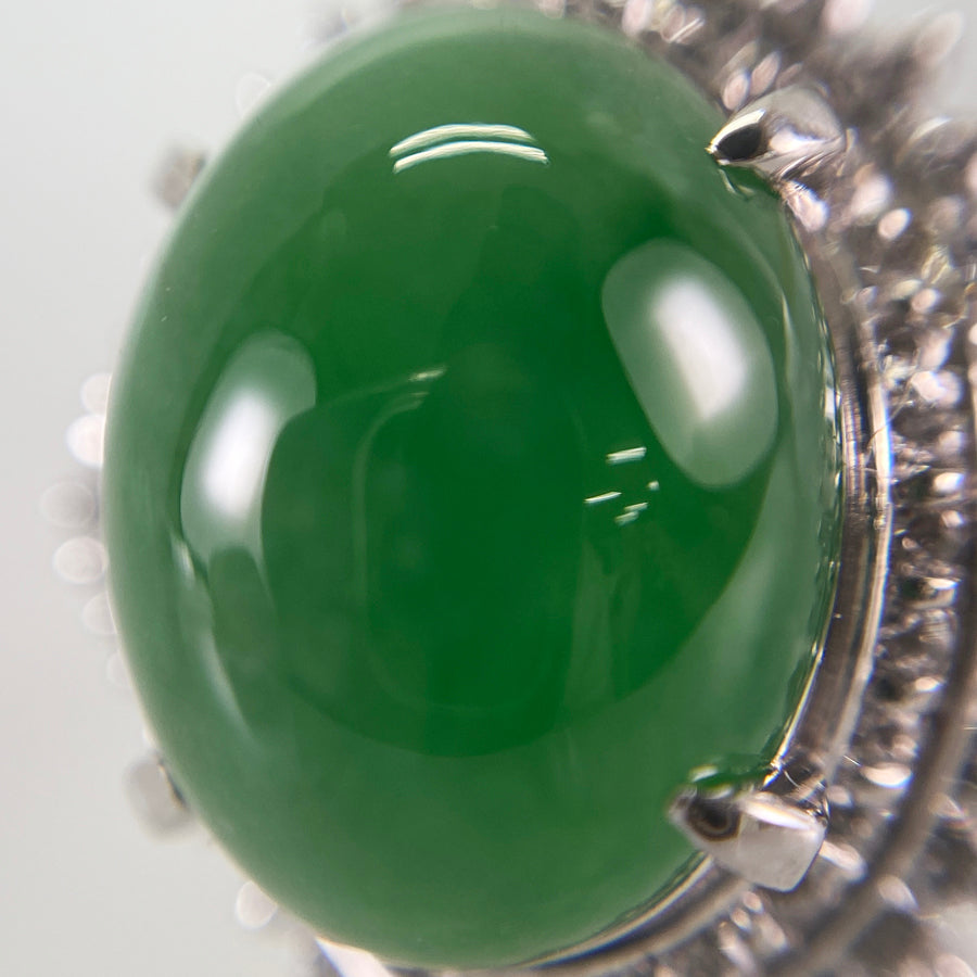 Ring Platinum Jadeite