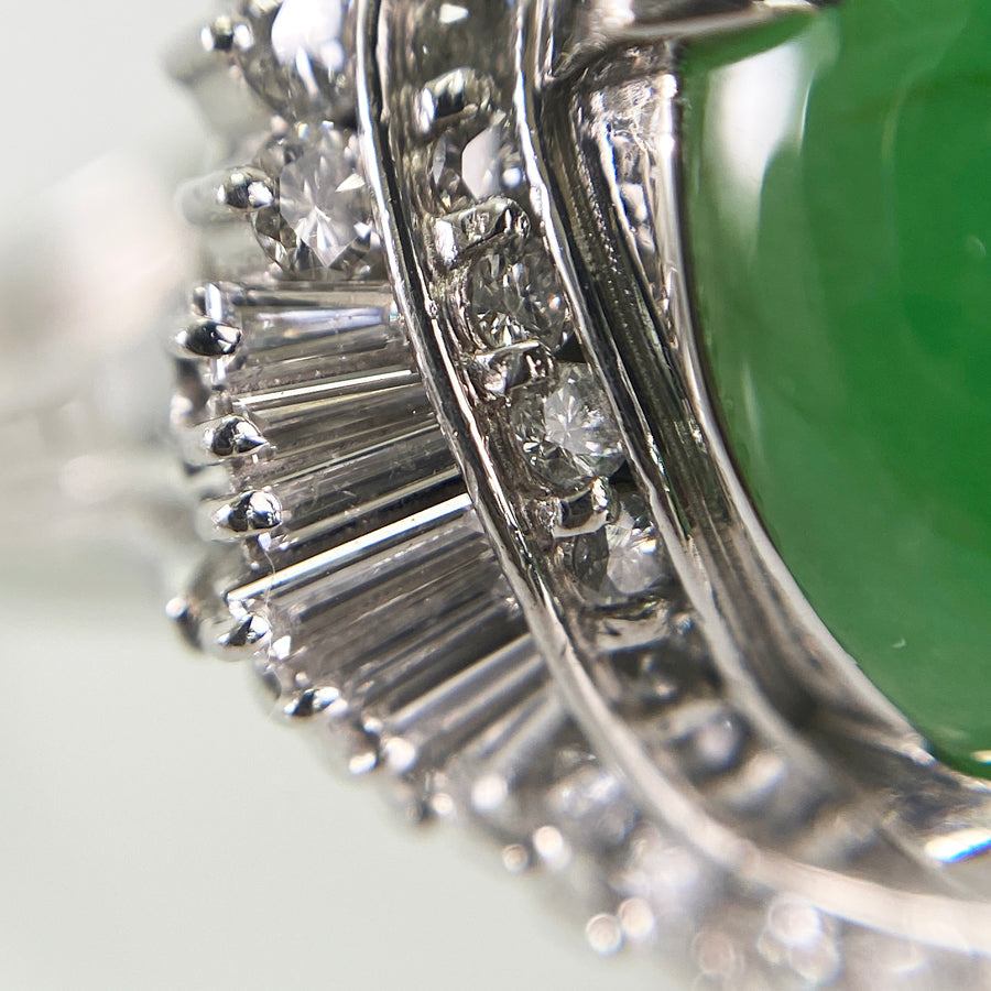 Ring Platinum Jadeite