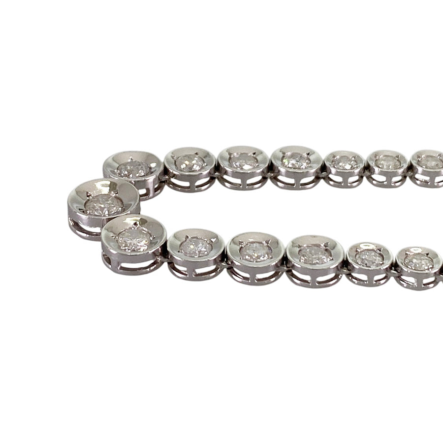 Tennis necklace Platinum Diamond