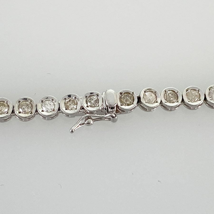 Tennis necklace Platinum Diamond