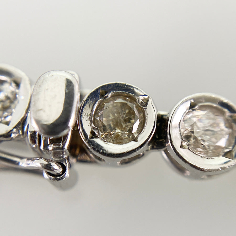 Tennis necklace Platinum Diamond