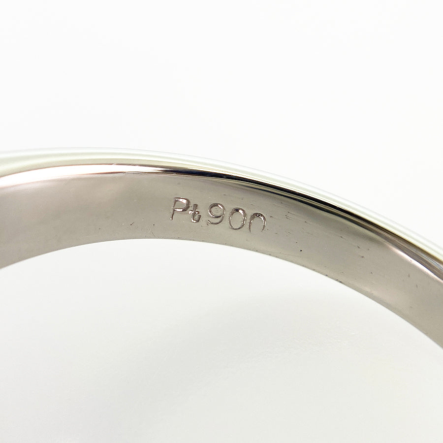 Ring Platinum Aquamarine
