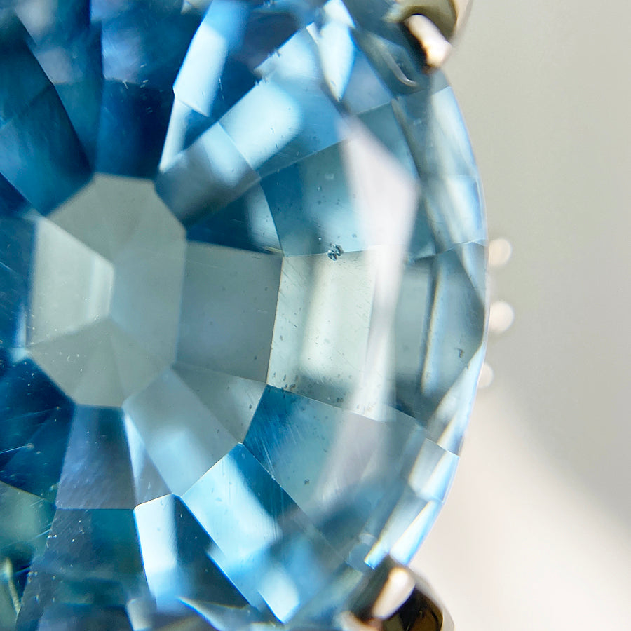 Ring Platinum Aquamarine