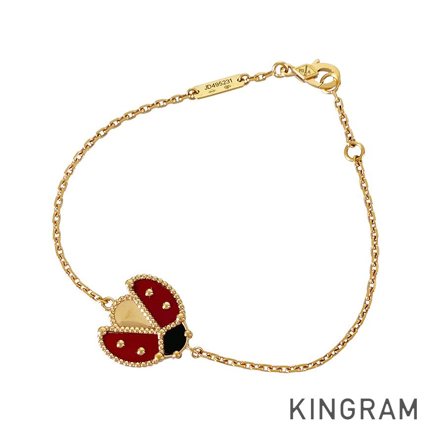 Van Cleef & Arpels Lucky Spring open wing ladybug VCARP7R100 Bracelet