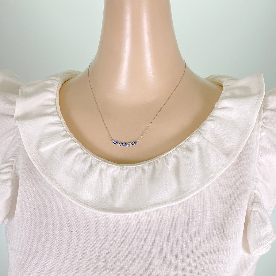 Necklace Platinum Platinum Hauynite