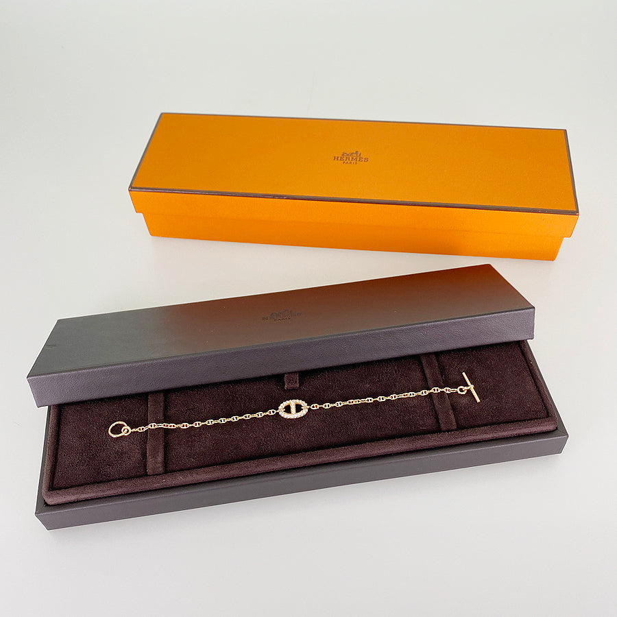 HERMES Chaine d'Ancre Farandole Bracelet