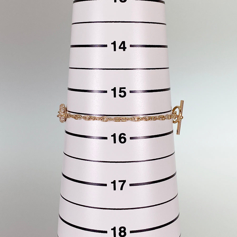 HERMES Chaine d'Ancre Farandole Bracelet
