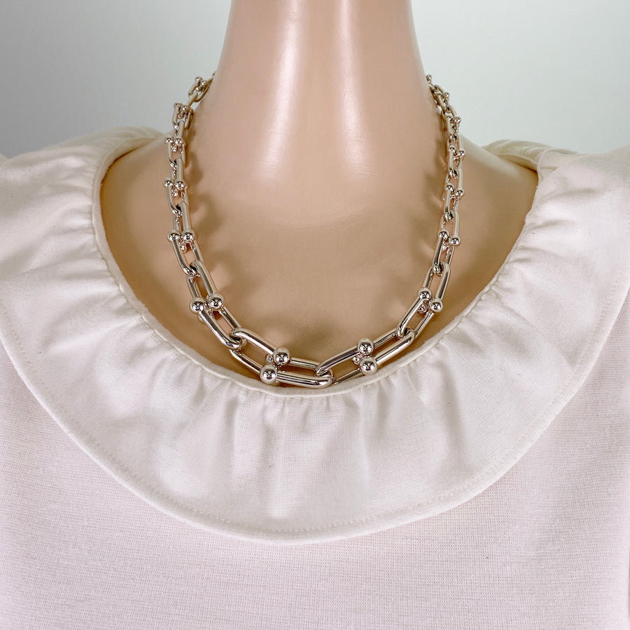 TIFFANY&Co. Hard Wear Graduated link Necklace