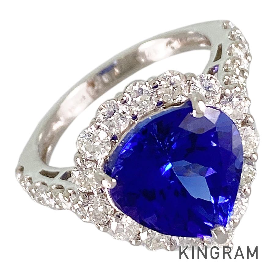Ring Platinum Tanzanite Diamond