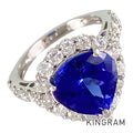 Ring Platinum Tanzanite Diamond