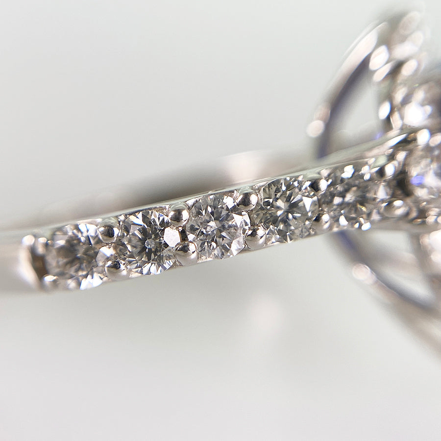 Ring Platinum Tanzanite Diamond
