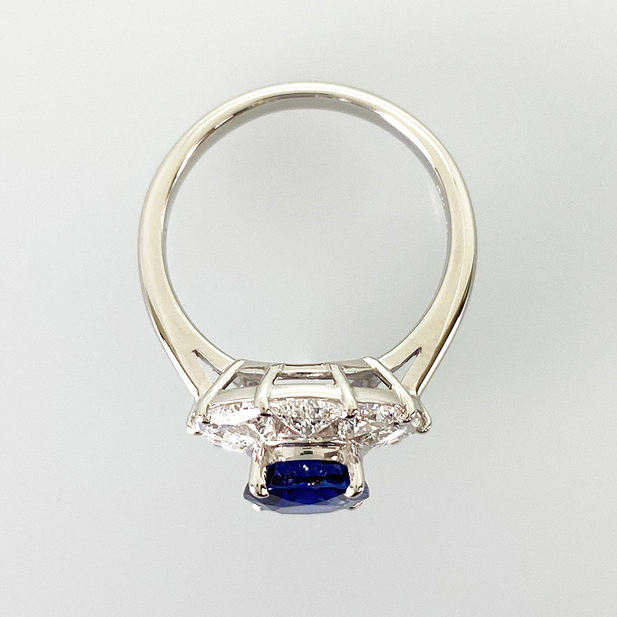 Ring Platinum Sapphire