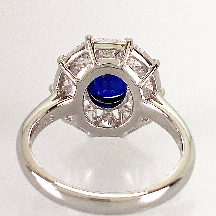 Ring Platinum Sapphire