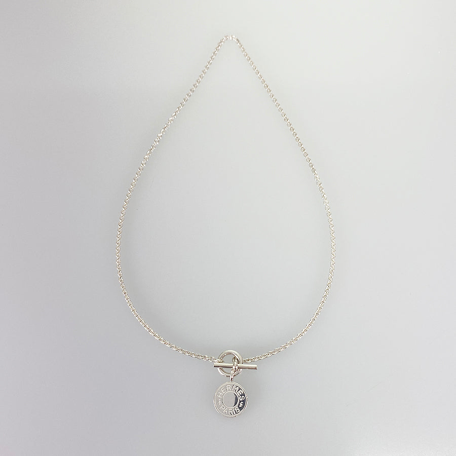 HERMES Sellier Amulet Necklace