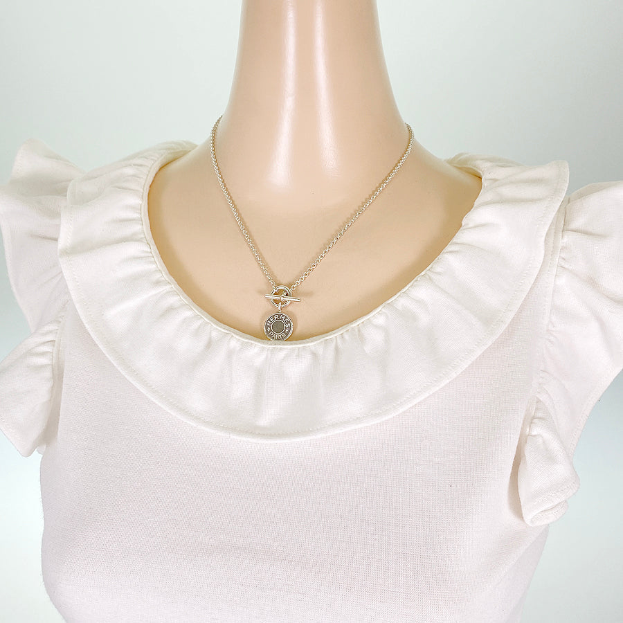 HERMES Sellier Amulet Necklace