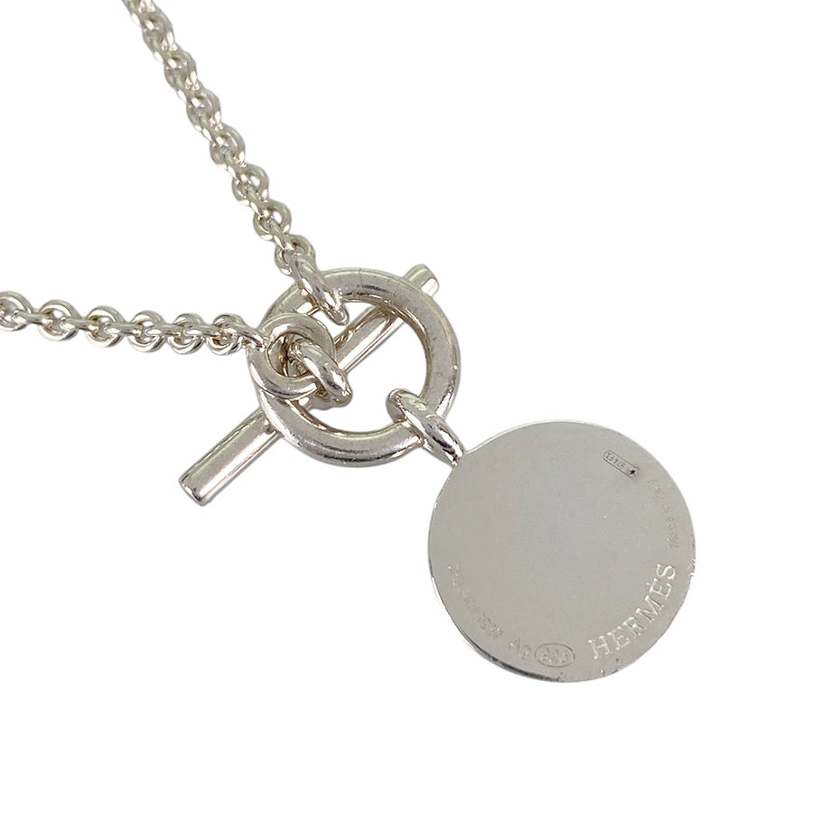 HERMES Sellier Amulet Necklace