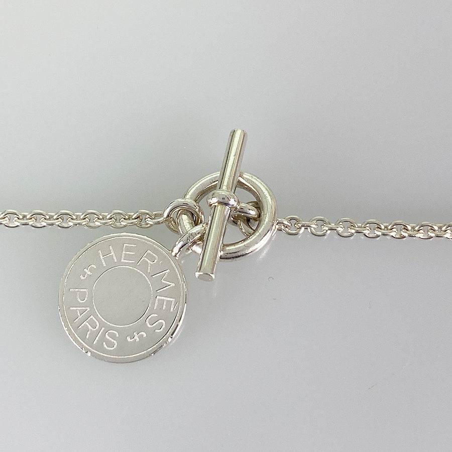 HERMES Sellier Amulet Necklace