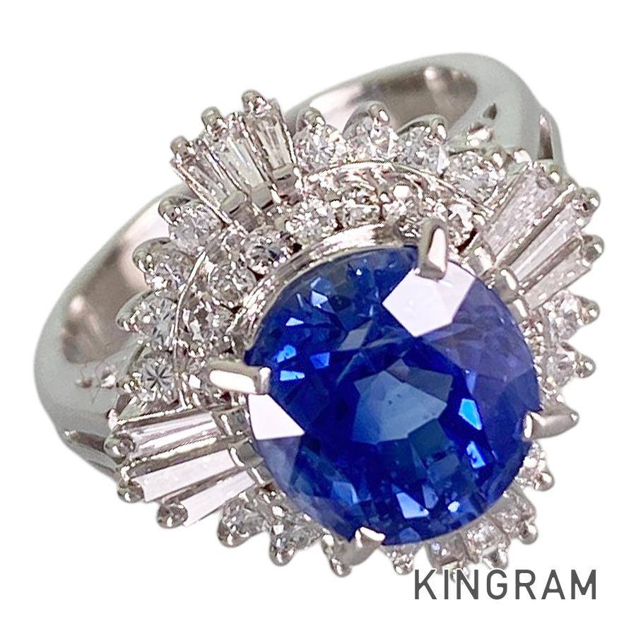 Ring Platinum Sapphire