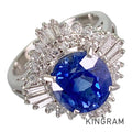 Ring Platinum Sapphire