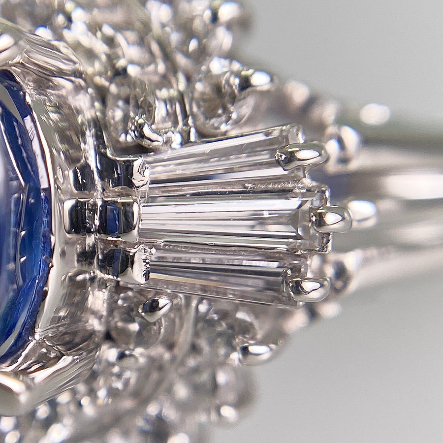 Ring Platinum Sapphire
