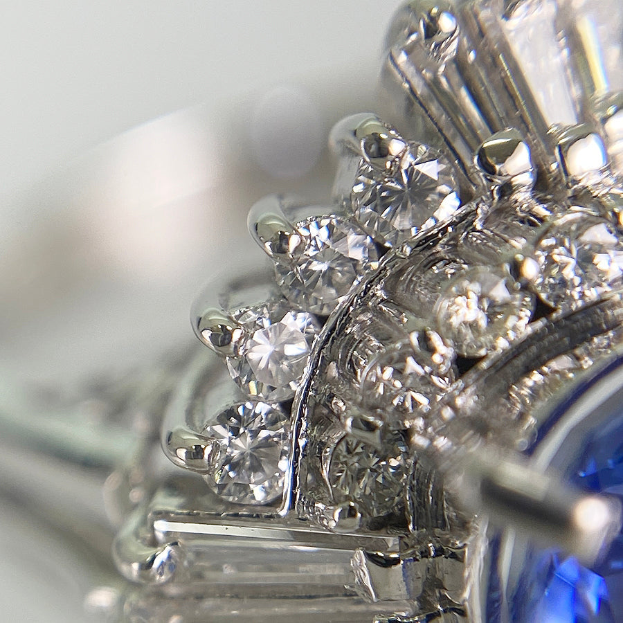 Ring Platinum Sapphire