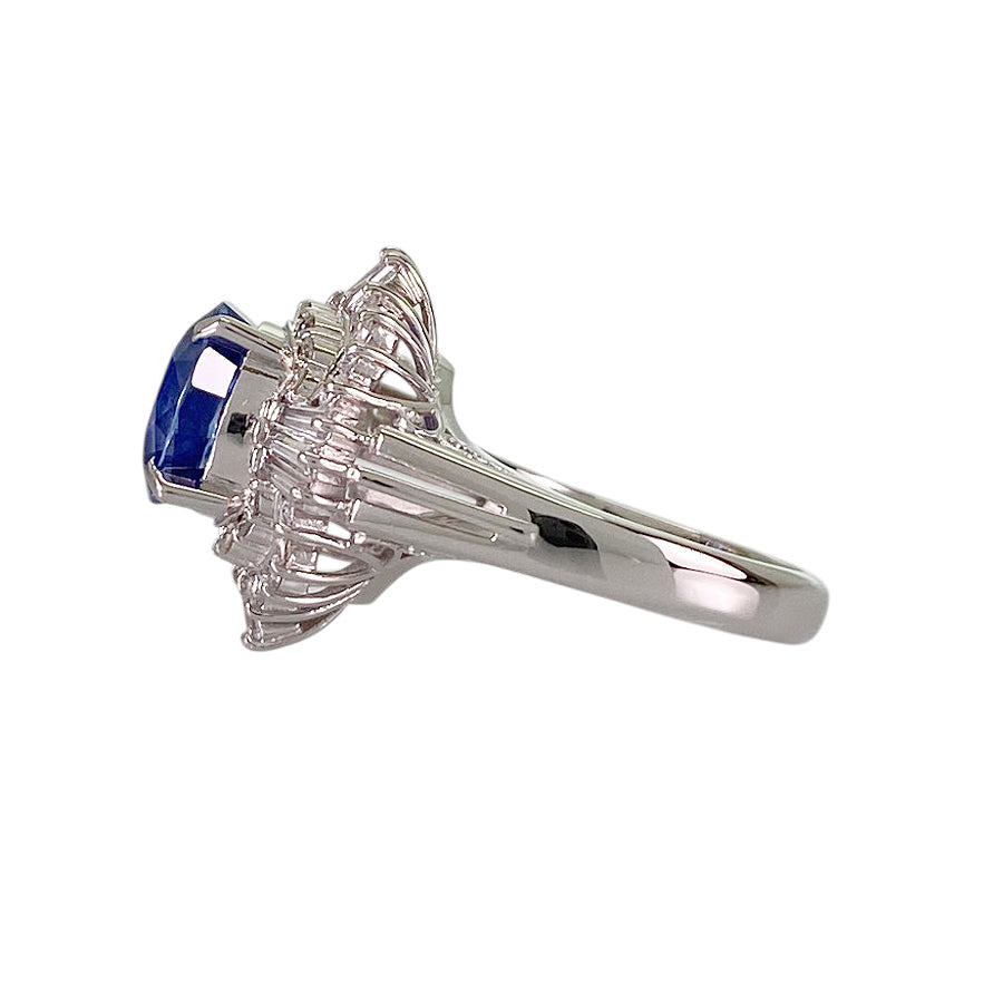 Ring Platinum Sapphire