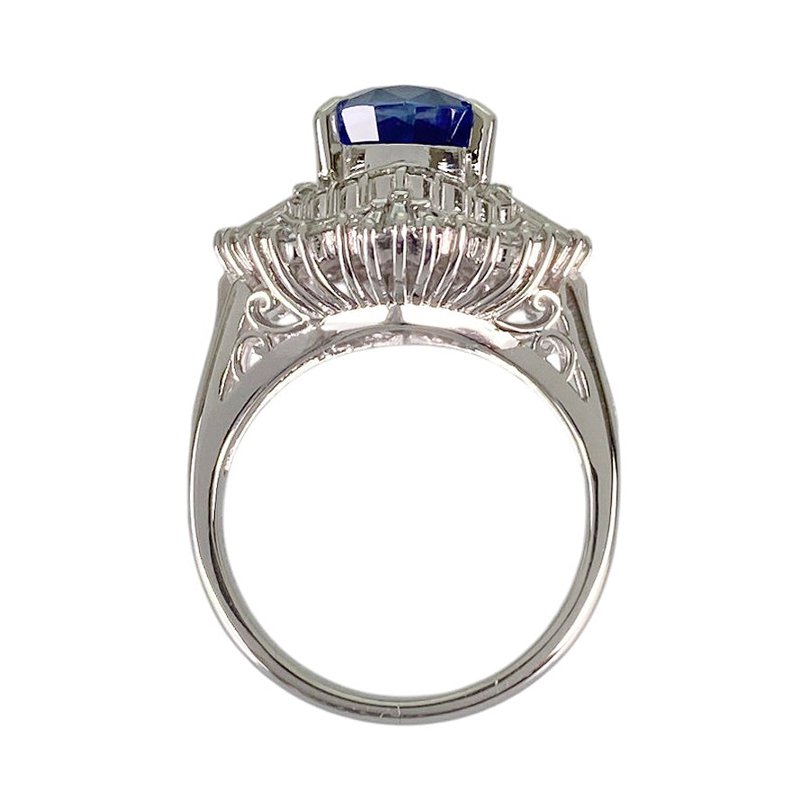 Ring Platinum Sapphire